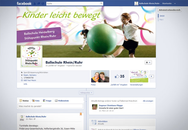 Ballschule Facebook