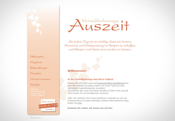 Auszeit Website