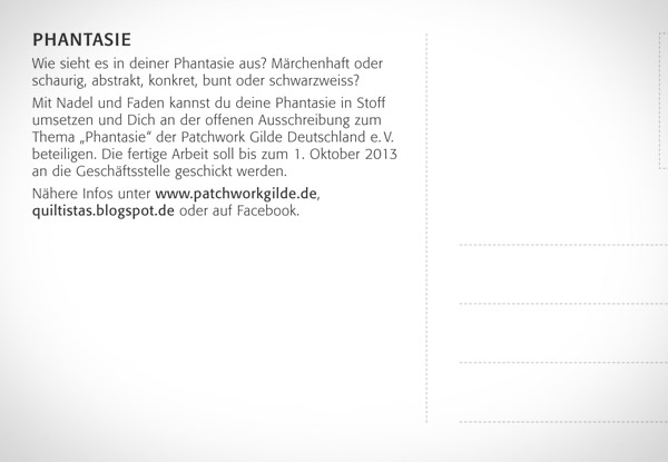 Postkarte Phantasie back